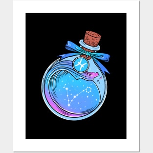 Zodiac Potion. Pisces Posters and Art